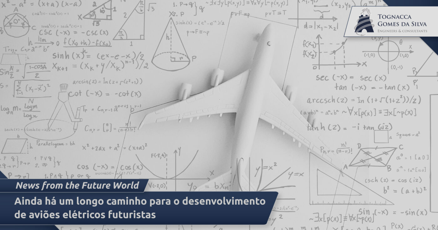 Ainda há um longo caminho para o desenvolvimento de aviões elétricos futuristas