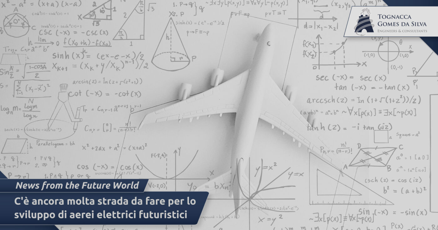 C'è ancora molta strada da fare per lo sviluppo di aerei elettrici futuristici